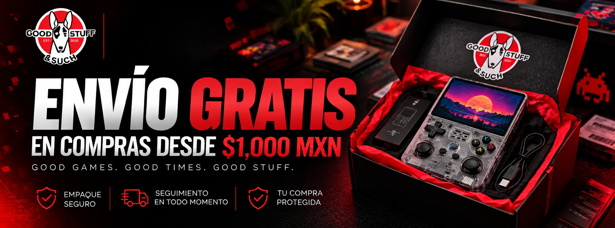 Envío gratis en compras desde $1,000 MXN